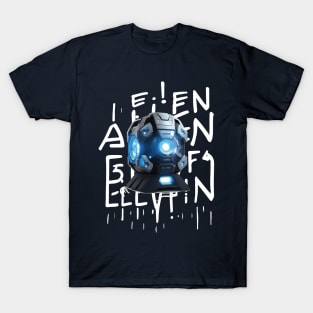 Alien energy block structure T-Shirt